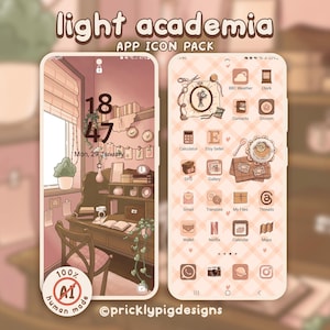 Light Academia: Wallpapers, icons and widgets for iOS, Android, iPad & Tablets