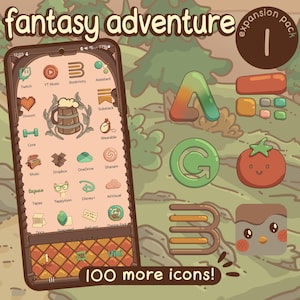 Fantasy Adventure EXPANSION Pack 1 for iOS, Android & Tablet, Wallpapers, Widgets, Gamer App Theme