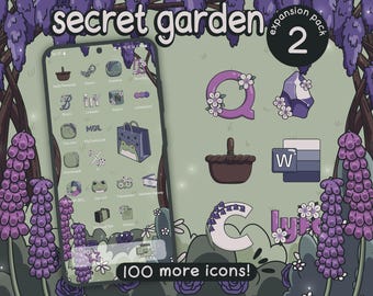 Secret Garden EP 2: Froggy themed icons for iOS, Android, iPad & Tablets