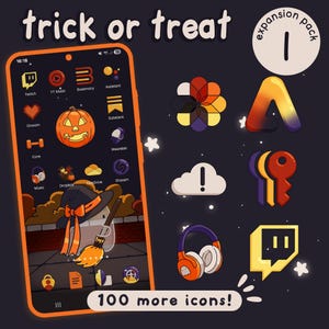 Trick or Treat XP1: Halloween Ghost Wallpapers, icons and widgets for iOS, Android, iPad