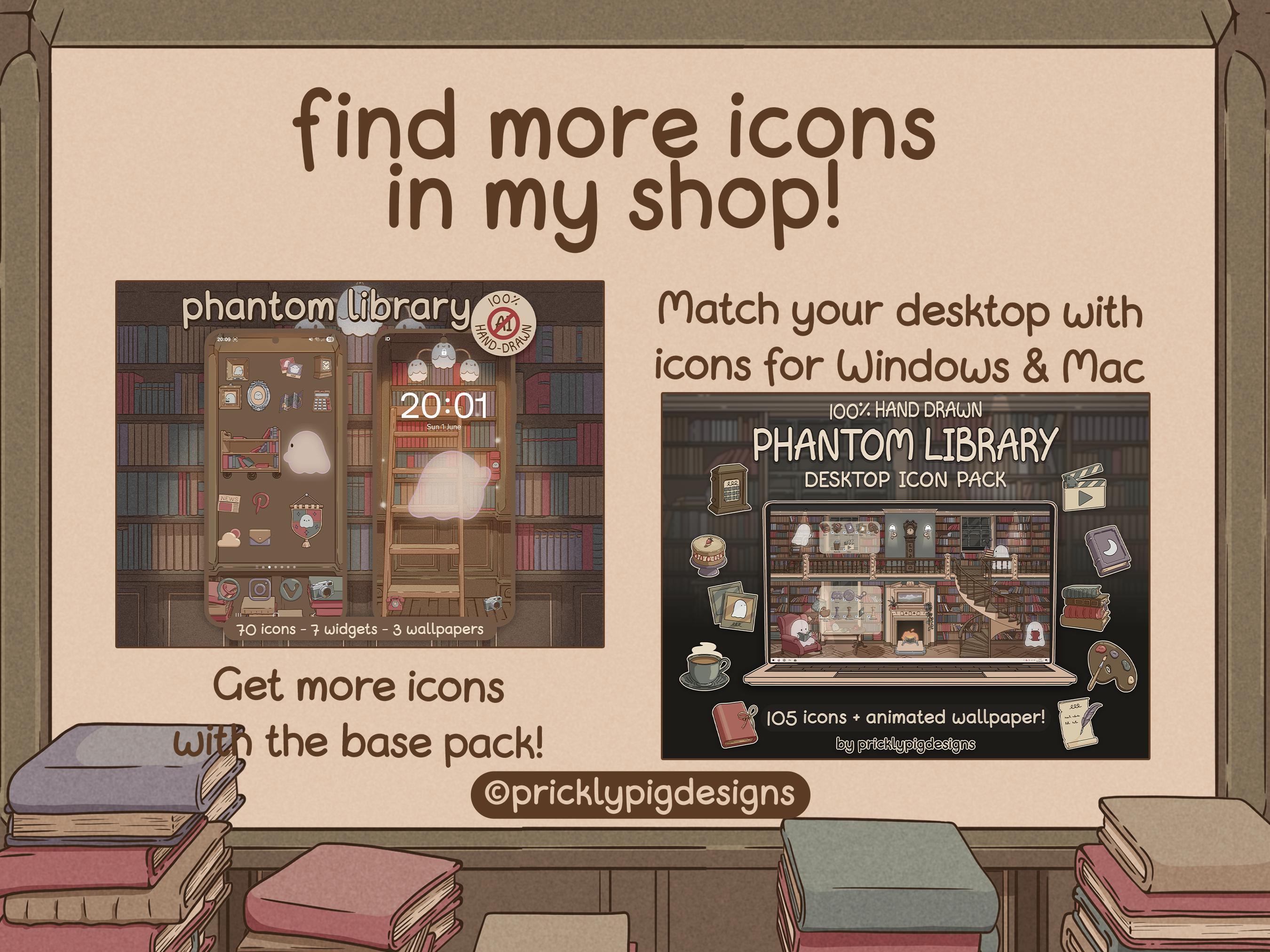 Phantom Library EP1: Dark Academia Wallpapers, Icons and Widgets for ...