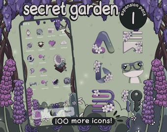 Secret Garden EP 1: Froggy themed icons for iOS, Android, iPad & Tablets