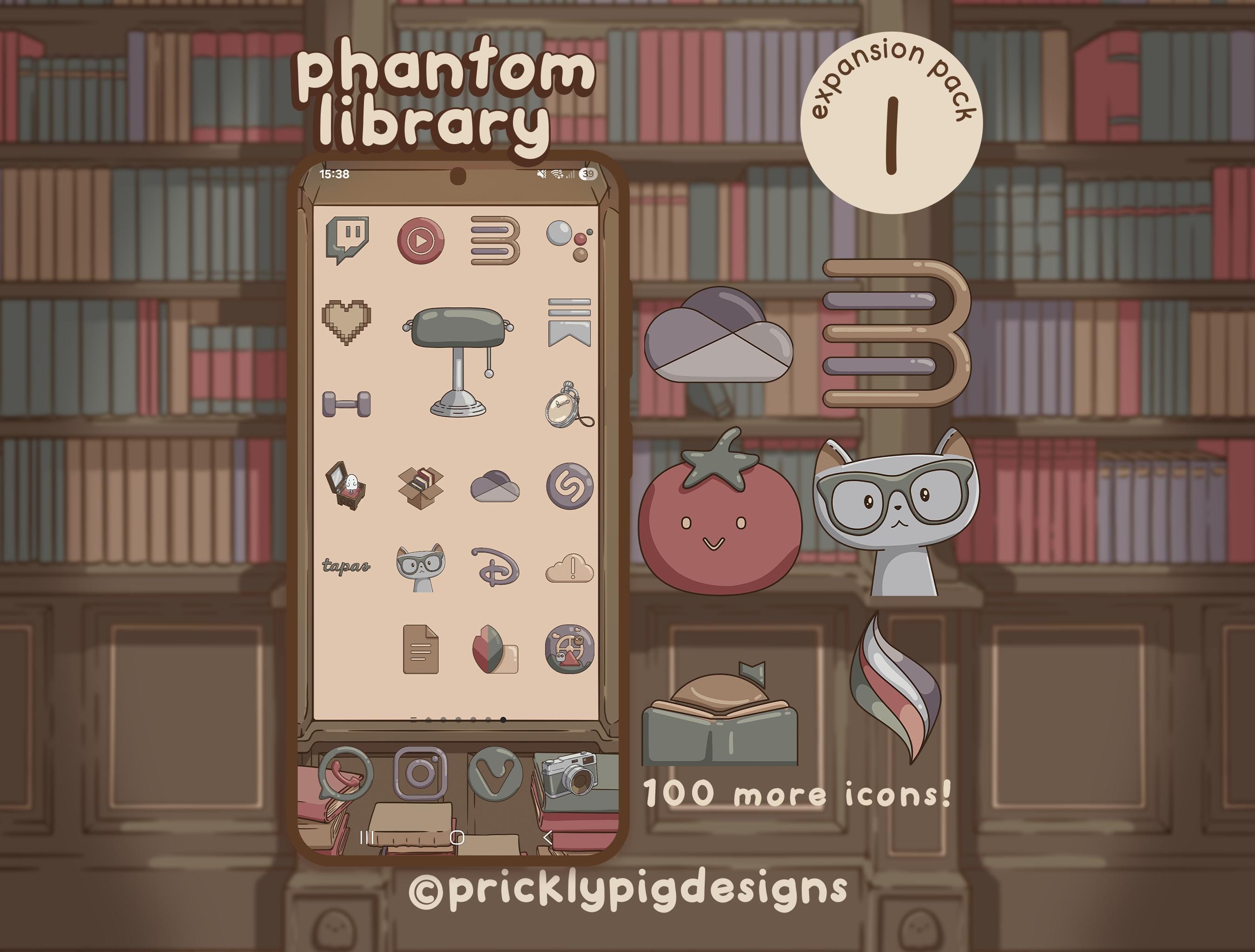 Phantom Library EP1: Dark Academia Wallpapers, Icons and Widgets for ...