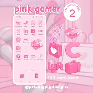Pink Gamer EP 2: Wallpapers, icons and widgets for iOS, Android, iPad & Tablets