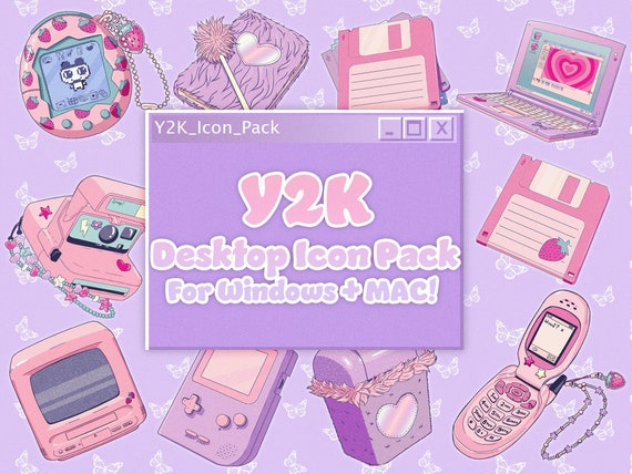 Y2K Aesthetic Background Templates Trendy Phone Wallpapers 