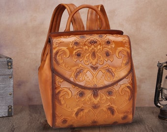 Vintage Patchwork Suede Backpack Purse Naturalizer Leather Hippie Boho Style Etsy