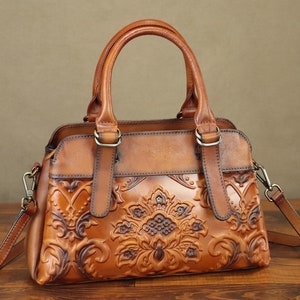 Sac à main en cuir véritable pour femme avec poignée supérieure fait à la main vintage Hobo bandoulière sac fourre-tout personnalisé cadeau d'anniversaire