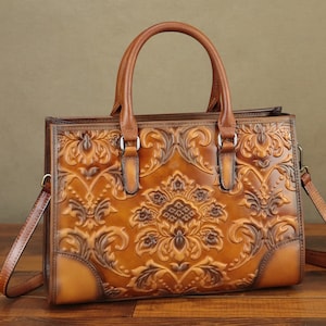 Cartera de cuero genuino para mujer, bolsos de hombro con asa superior, bolso hecho a mano, bolso cruzado Vintage Hobo, bolso de regalo de cumpleaños personalizado