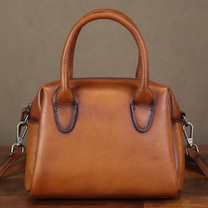 Bolsos de cuero genuino para mujer, bolso vintage hecho a mano, bolsos cruzados, bolsos de hombro, personalización, bolso de regalo para festival