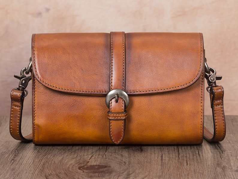 Genuine Leather Crossbody Bag Purses for Women Vintage Shoulder shops Satchel Handbag Small Purses Personalization Satchel Handbag