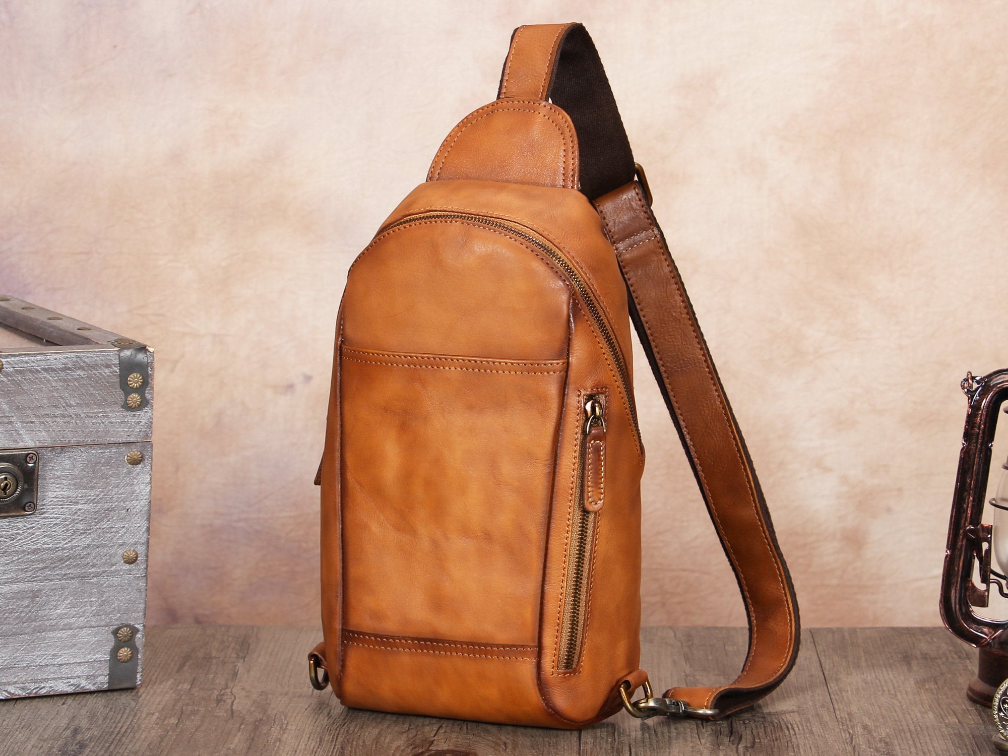 large travel sling bag