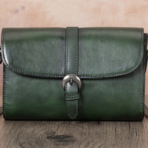 Genuine Leather Crossbody Bag Purses for Women Vintage Shoulder shops Satchel Handbag Small Purses Personalization Satchel Handbag