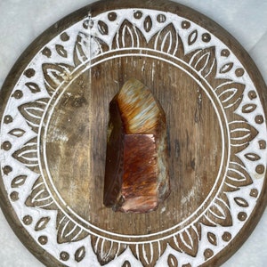 Red Amphibole Quartz point