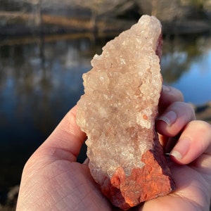 Natural Laguna Lace Agate with Druzy Quartz image 3