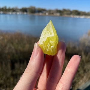 Crystallized Sulfur Crystal/Skeletal Sulfur #1