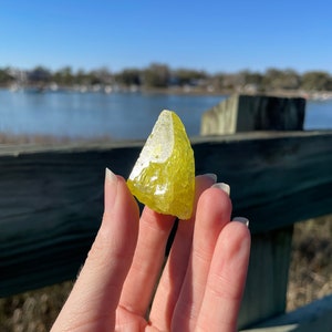 Crystallized Sulfur Crystal/Skeletal Sulfur #9