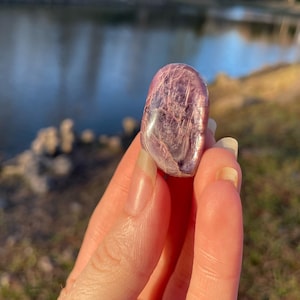 Gem Quality Tumbled Lepidolite
