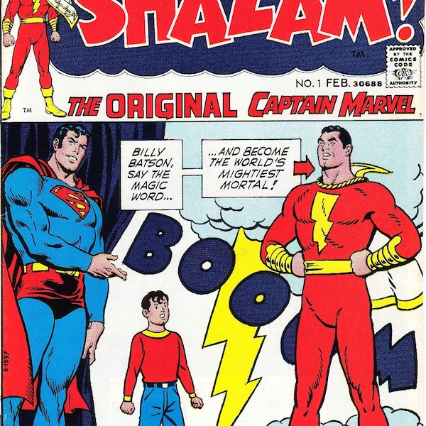 Shazam comics on DVD