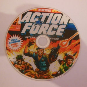 action and action force  comics & specials on DVD
