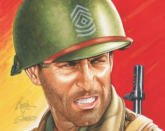 Our Army at War comics  and Sgt Rock Comicson 2 PRINTED DVDs