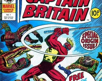 Captain Britian Comics COLLECTION on PRINTED DVD