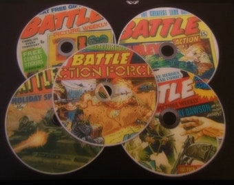 classic battle action force comics PDF on 5 DVD