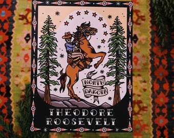 Theodore Roosevelt national park print