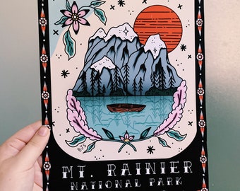 Mt. Rainier print
