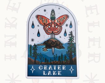 Crater lake sticker