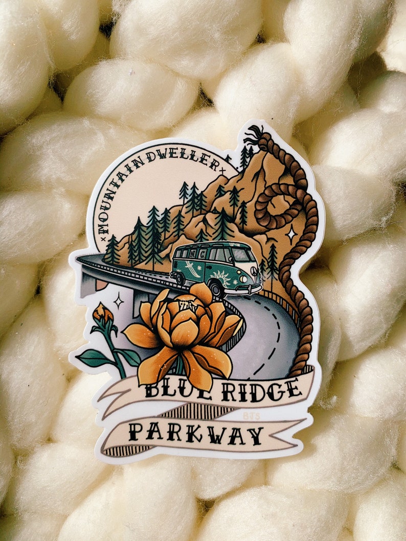 Next Ridge Stickers Blue Ridge Parkway Sticker - Etsy