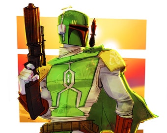 Boba Fett print