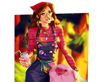 Mabel Pines print