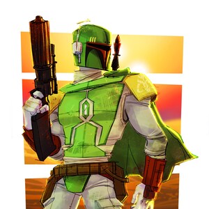 Boba Fett print