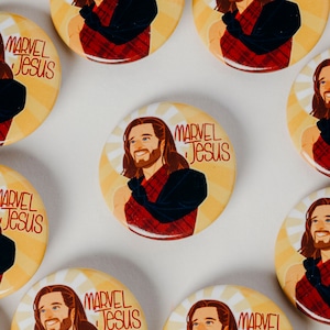 Bucky - button and sticker