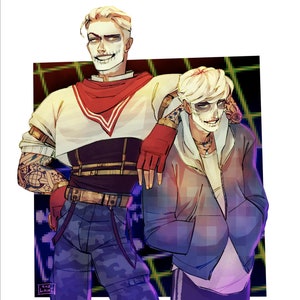 Sans and Papyrus print