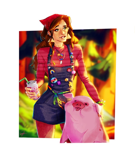 Mabel Pines Print - Etsy