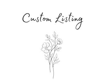 Reserved Listing | Etsy