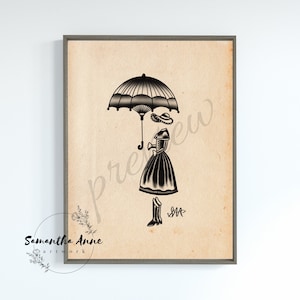 Impression flash de tatouage traditionnel fantôme classique Old School | Décoration murale de tatouage | Art du tatouage traditionnel | Art mural alternatif | Tatouage
