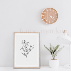Frame Mock Up, Art Mock Up, Mockup Frame, Digital Frame, Mock Up Frame, Minimalist Frame Mockup, Modern Frame Mockup, Boho Frame Mockup