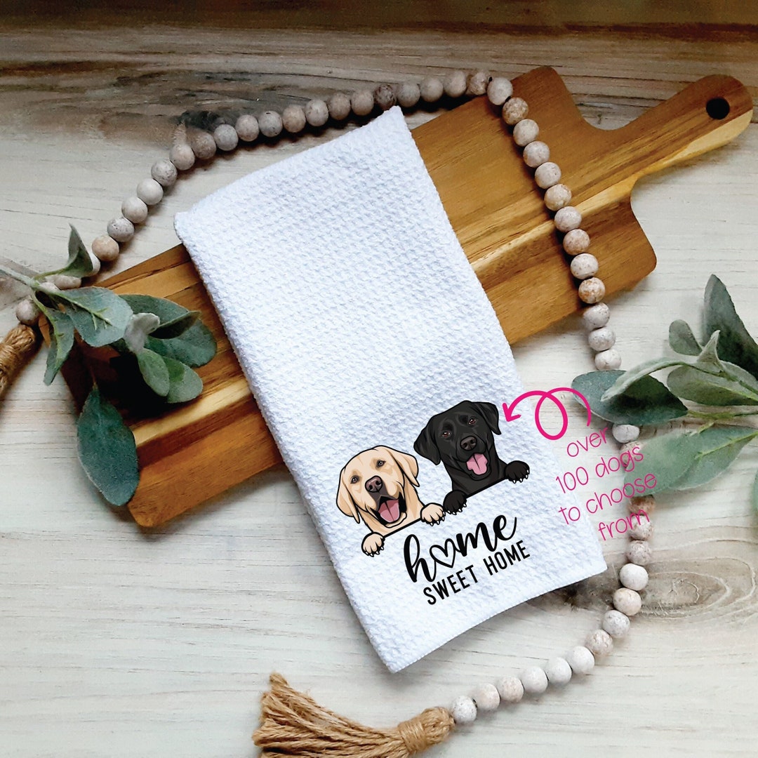 Personalized Dog Kitchen Towel - Etsy