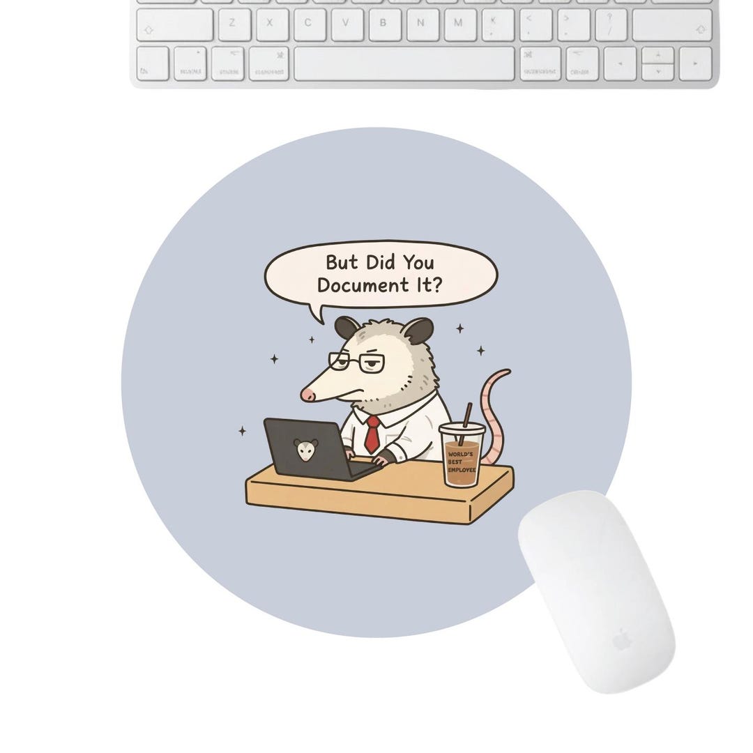 But Did You Document It Funny Office Mouse Pad - Etsy