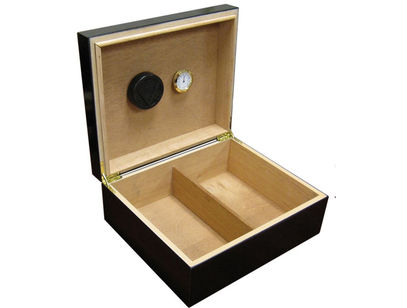 Imperial Small Cigar Humidor W/ External Hygrometer Etsy