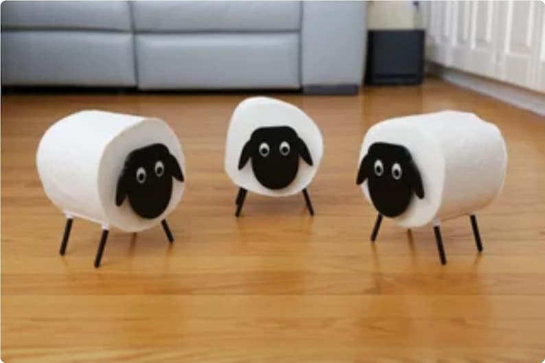 mouton rouleau papier toilette