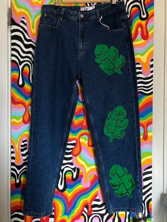 leaf jeans
