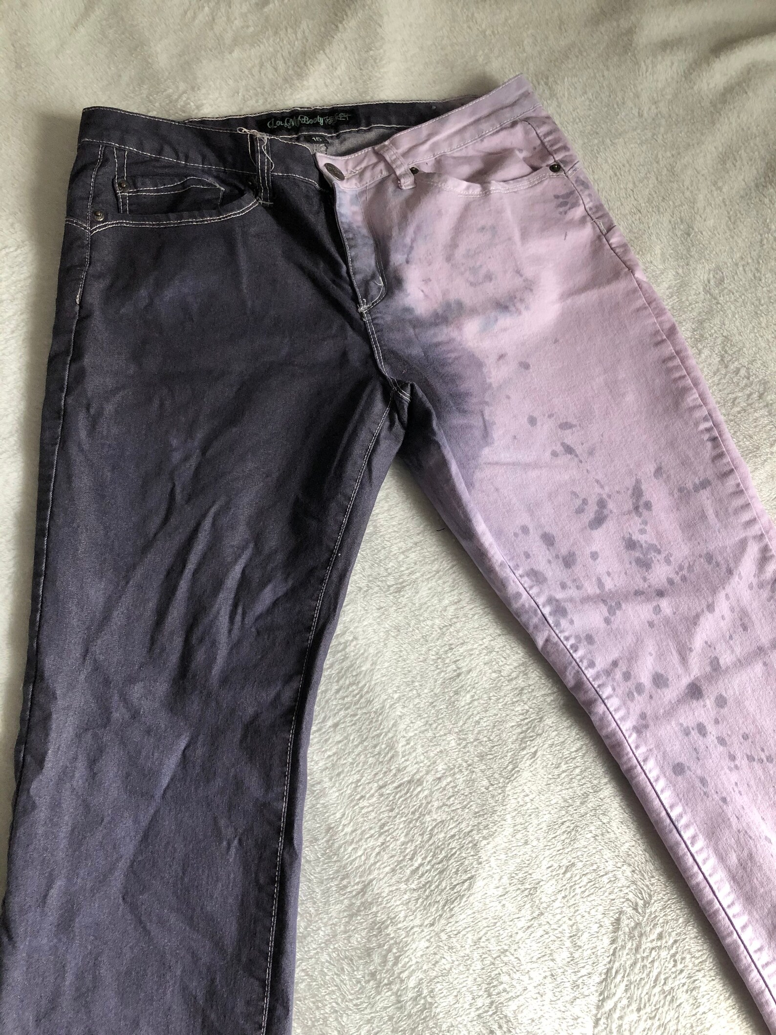 Dyed Jeans Etsy