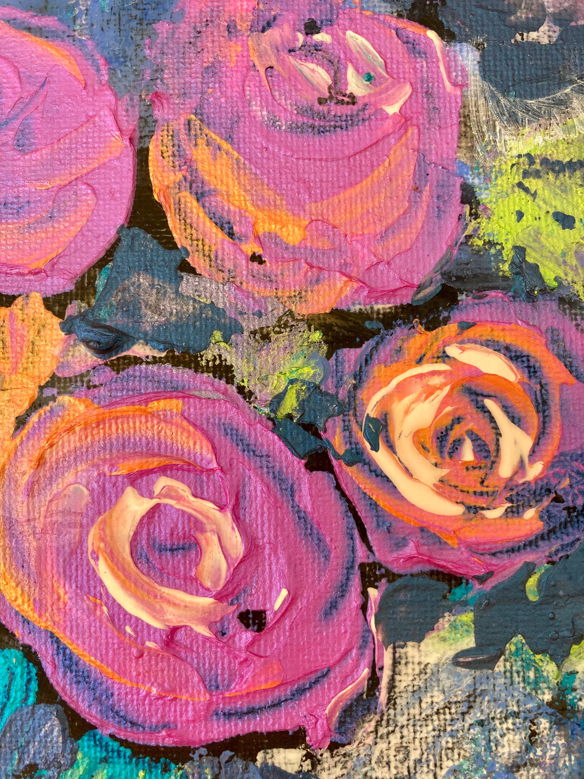 抽象画 薔薇 バラ - 抽象、ローゼン - 抽象 - Etsy 日本