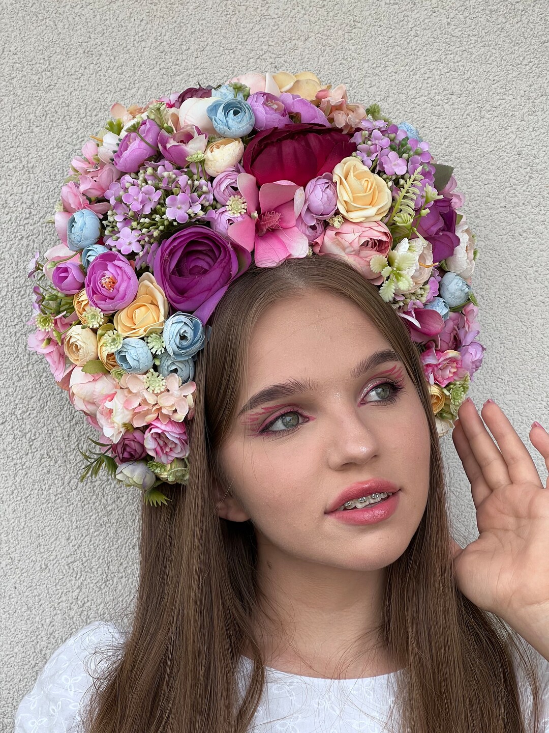 Head Wreath breath of Spring Etsy