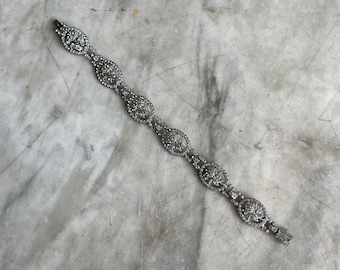 Vintage Art Deco delicate paste bracelet