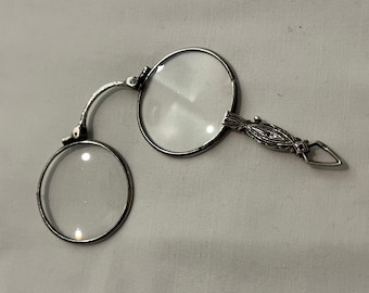 ローネットグラス 折り畳みオペラグラス ルーペ アンティーク