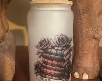 Double Sided Morally Grey Book Club tumbler